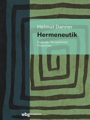 cover image of Hermeneutik